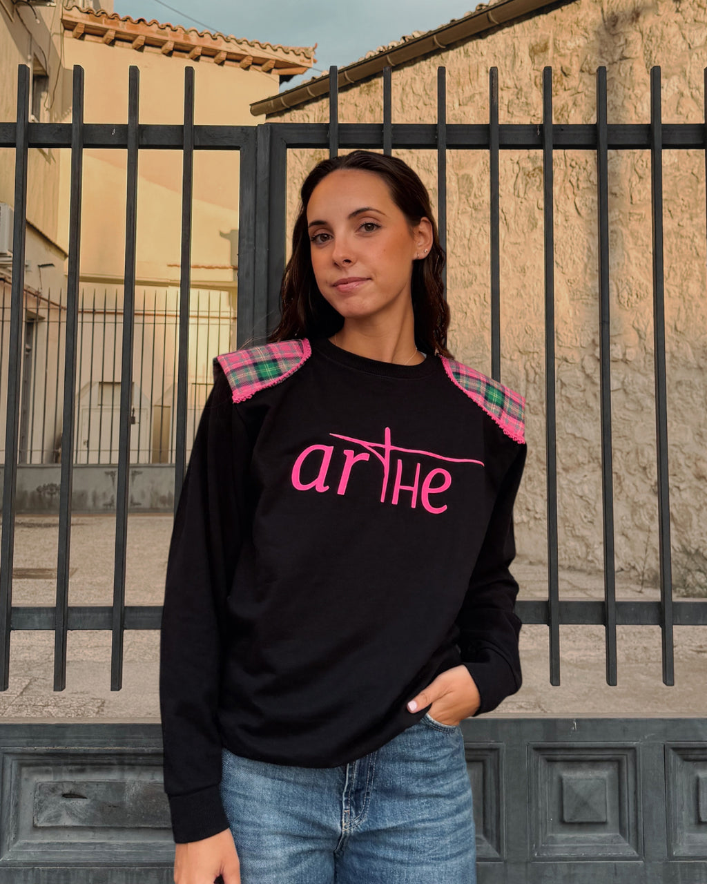 SUDADERA "SOLERA" NEGRA