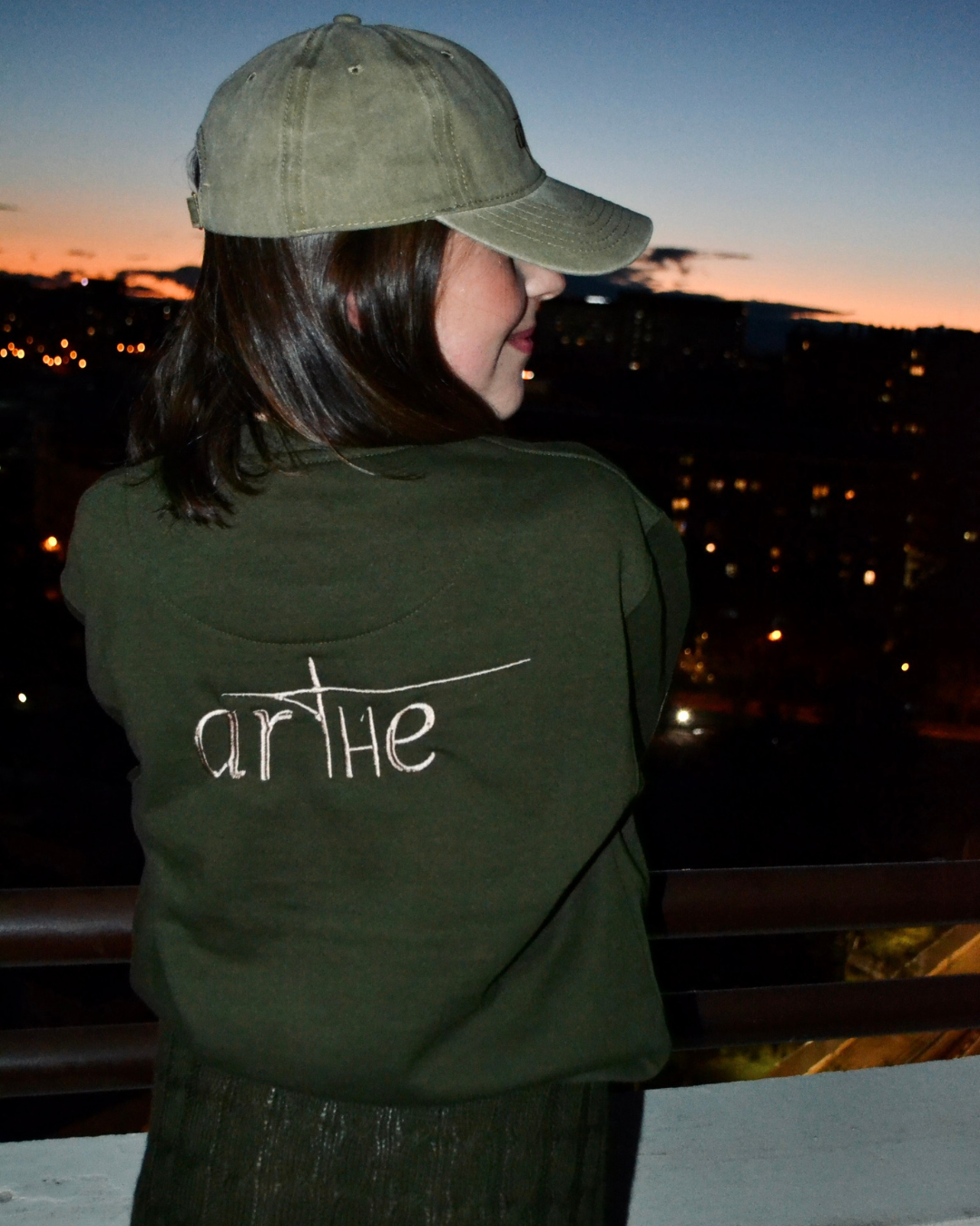 SUDADERA "ICON" VERDE UNISEX