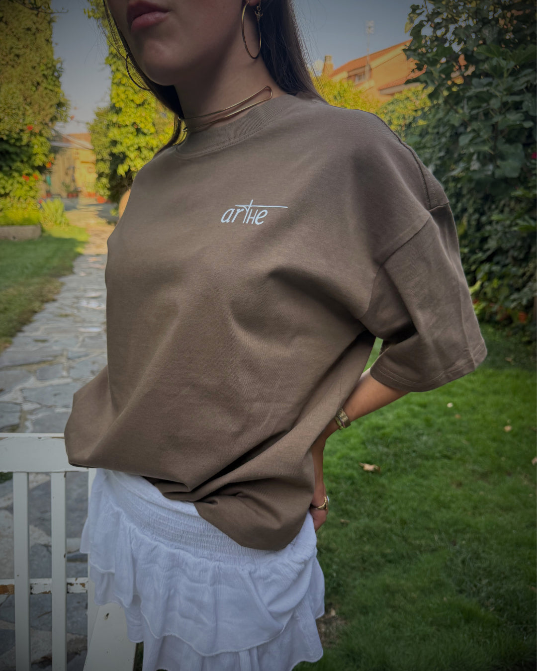 CAMISETA "TINTO" TIERRA OVERSIZE UNISEX