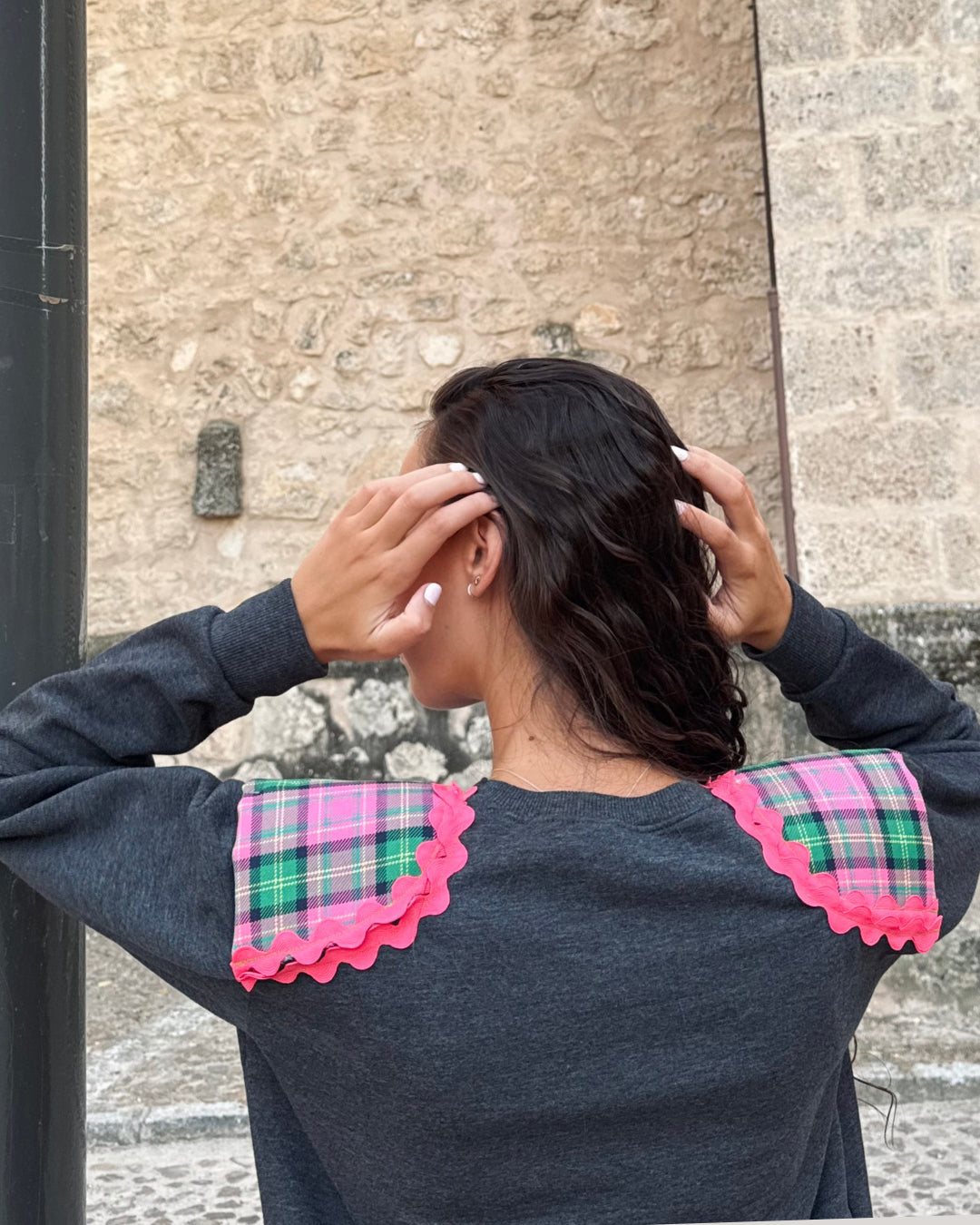SUDADERA "SOLERA" GRIS
