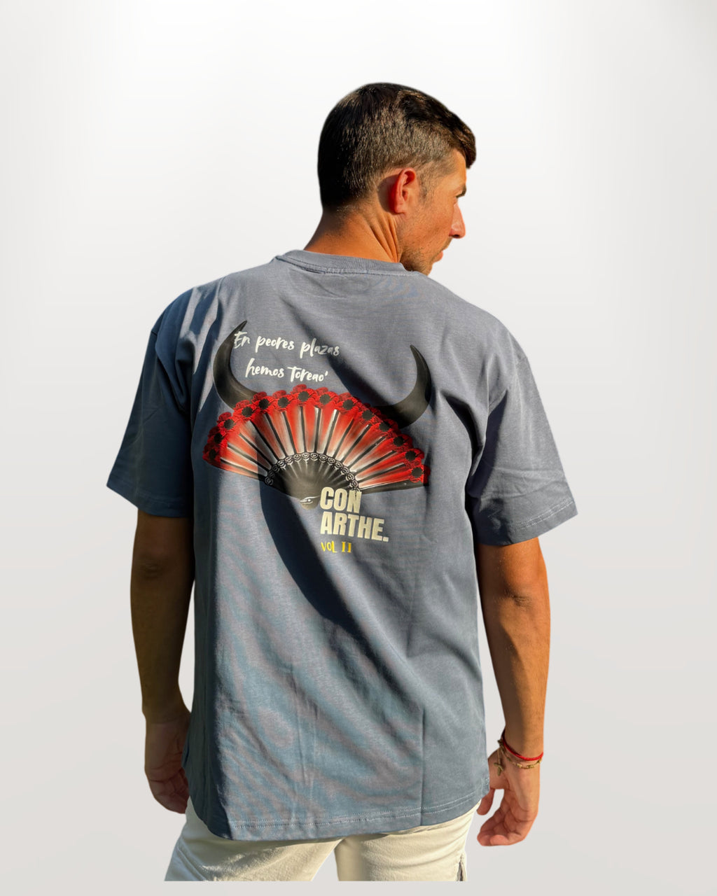 CAMISETA "REMEDIOS" VOL II ÍNDIGO  OVERSIZE UNISEX
