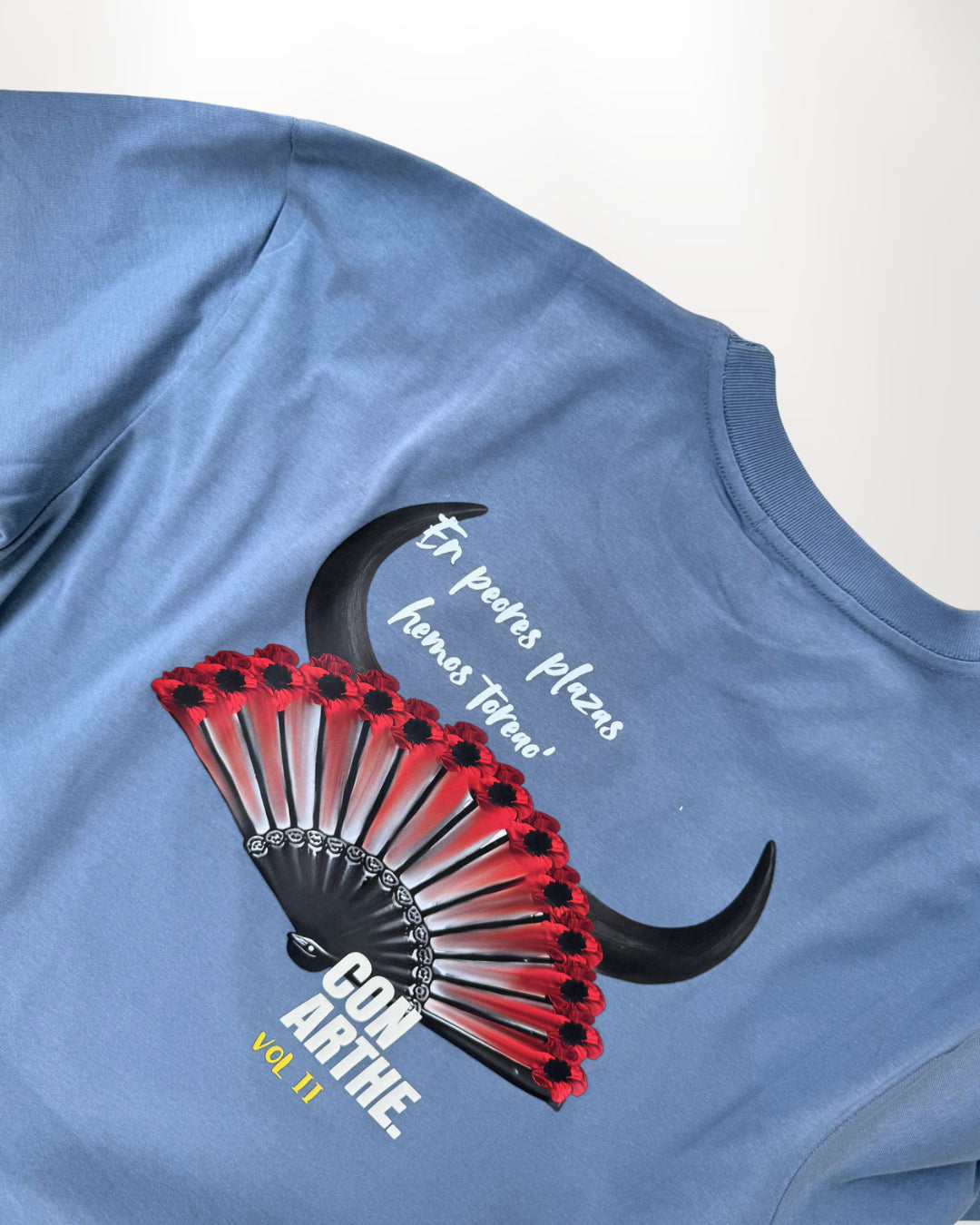 CAMISETA "REMEDIOS" VOL II ÍNDIGO  OVERSIZE UNISEX