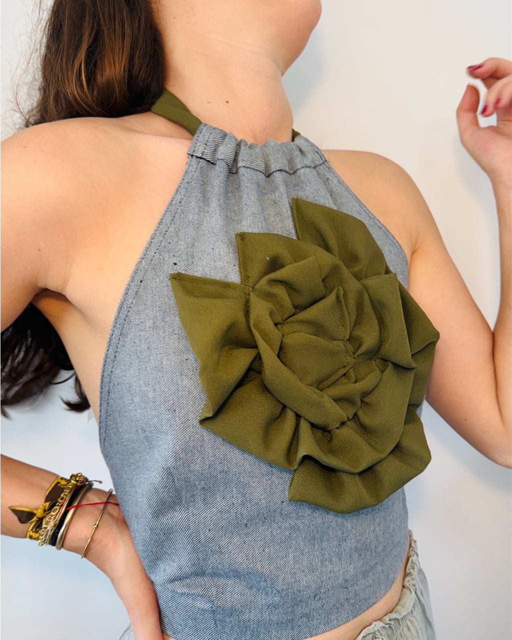 TOP HALTER "BABETTA"/2
