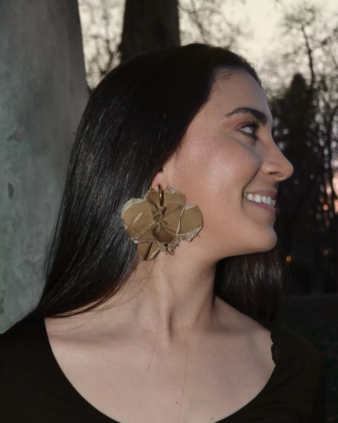 PENDIENTES RETALES "PEONIA"