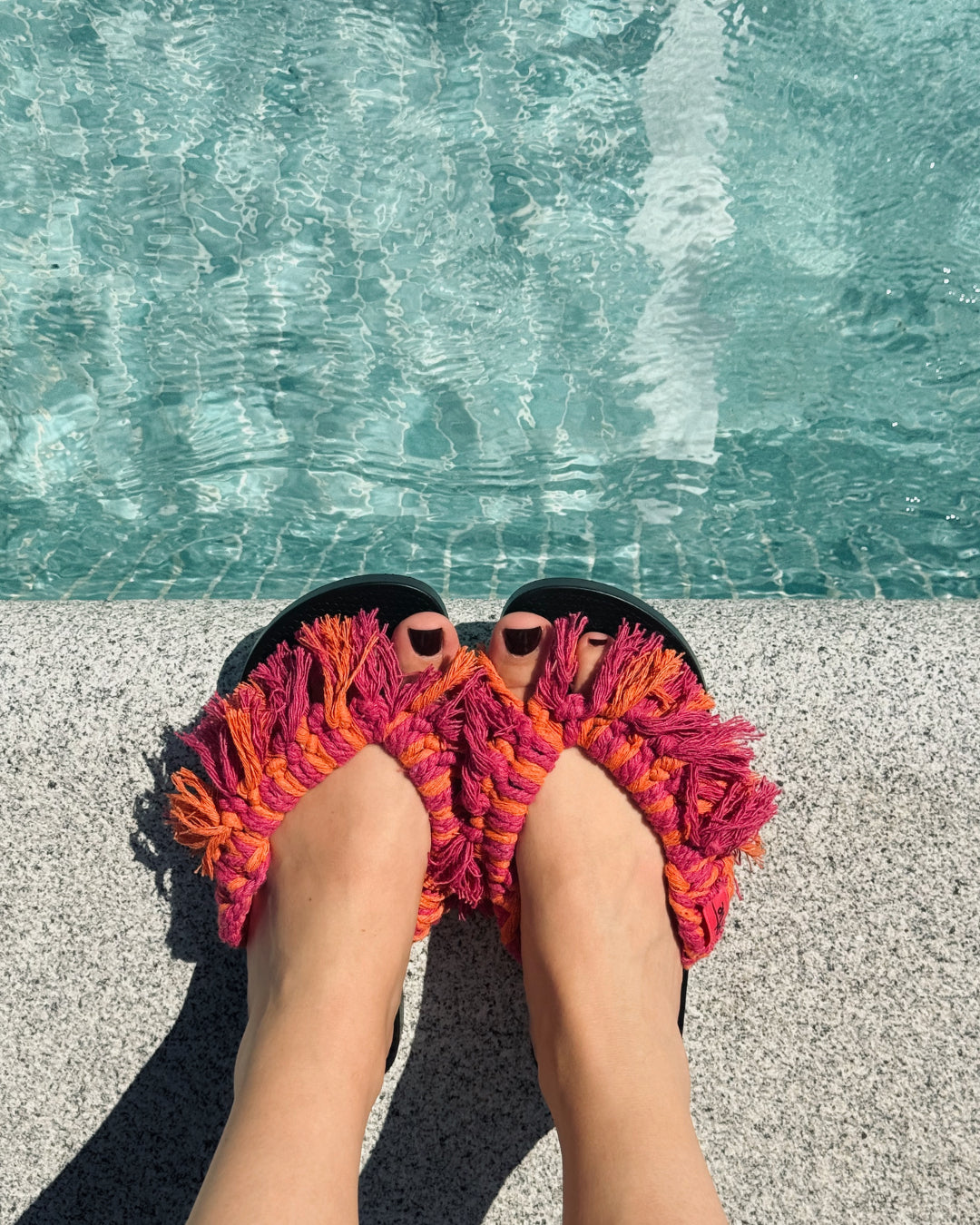 CHANCLAS MACRAMÉ "REVOLERA"