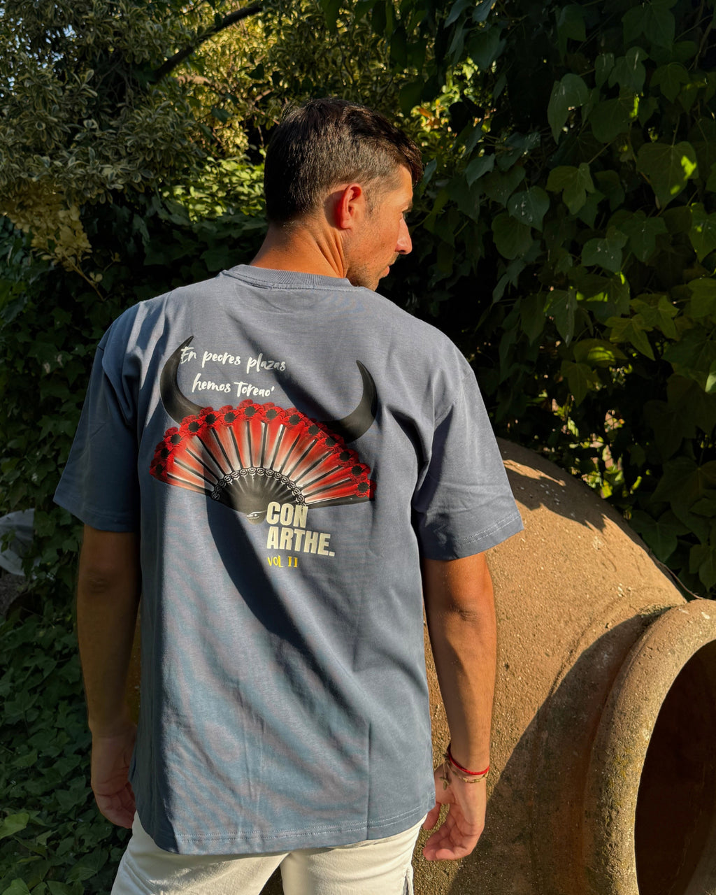 CAMISETA "REMEDIOS" VOL II ÍNDIGO  OVERSIZE UNISEX