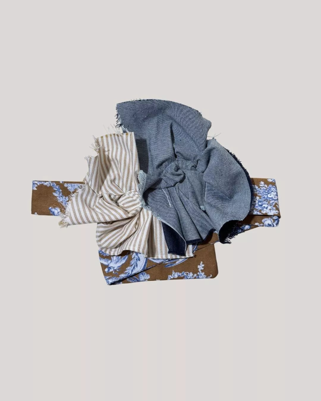 FAJÍN FLOR DENIM "JULIANA"