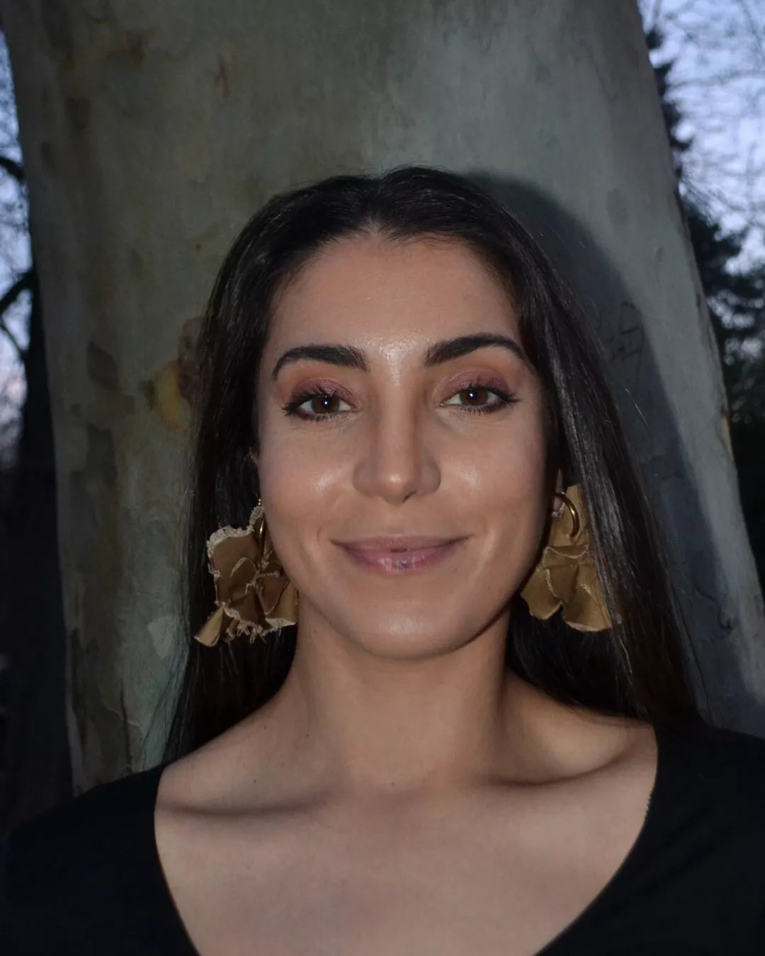 PENDIENTES RETALES "PEONIA"