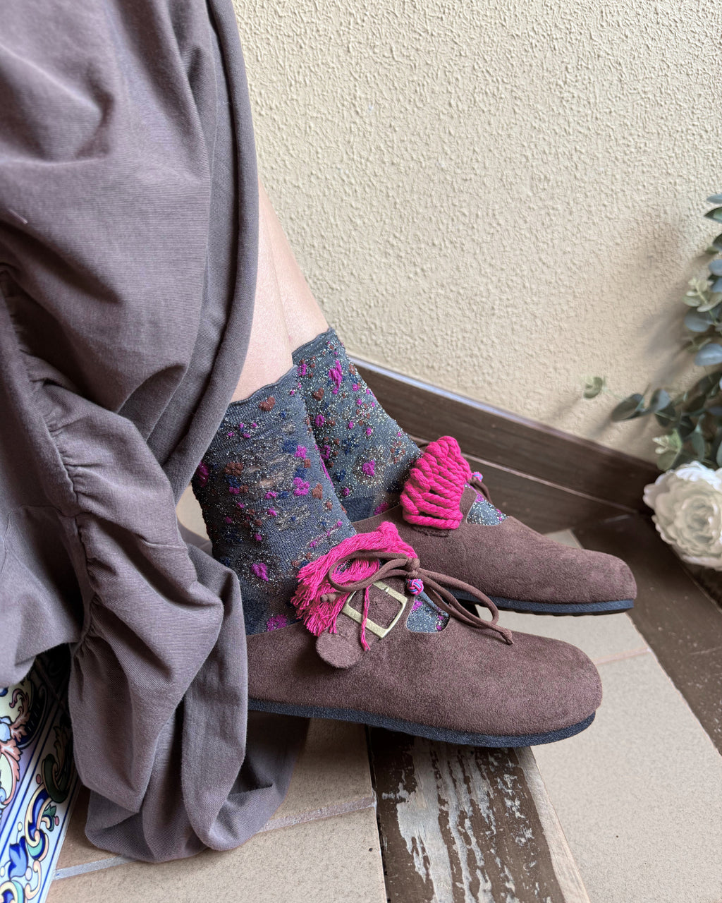 ZUECOS MACRAMÉ "CASILDA"