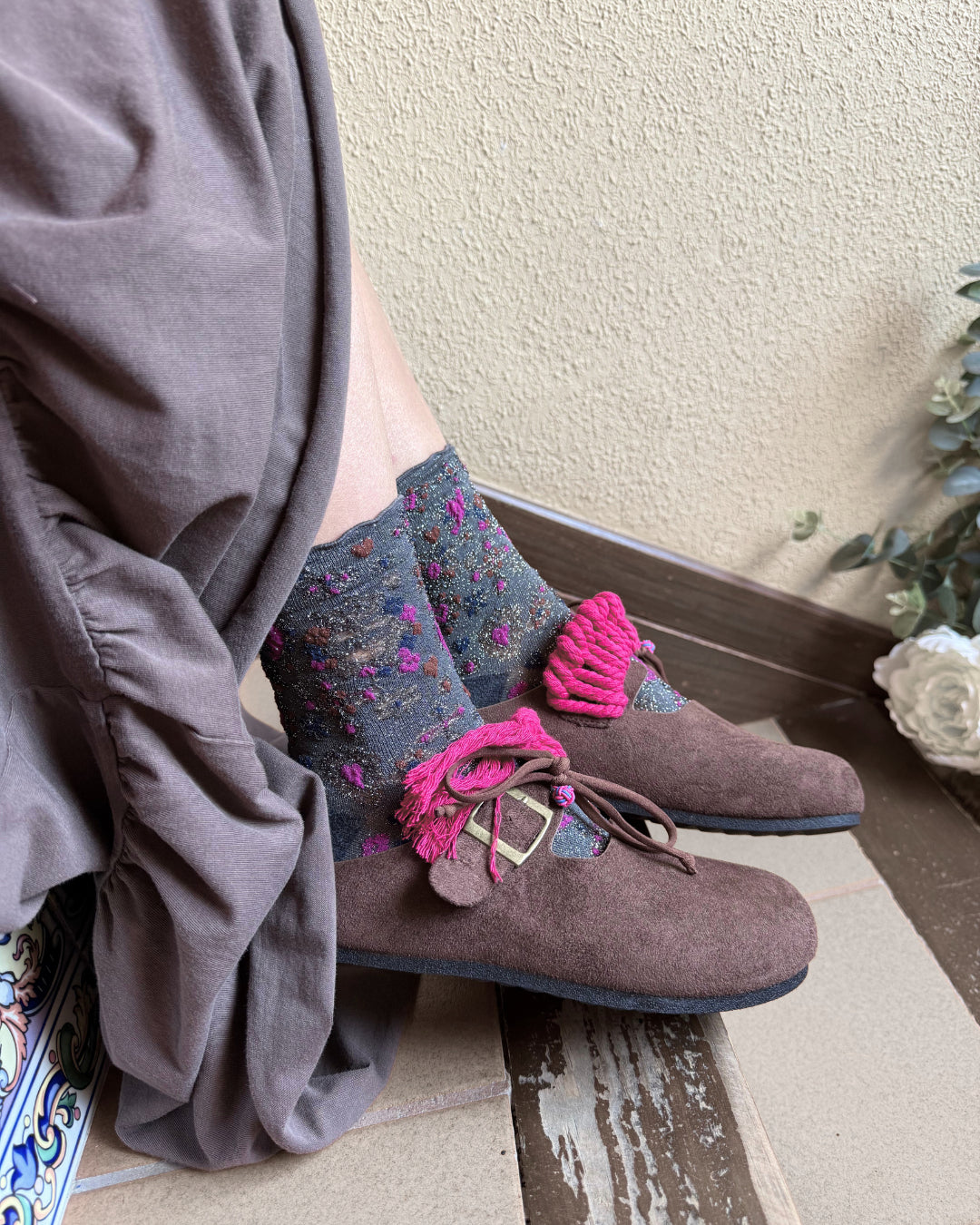 ZUECOS MACRAMÉ "CASILDA"