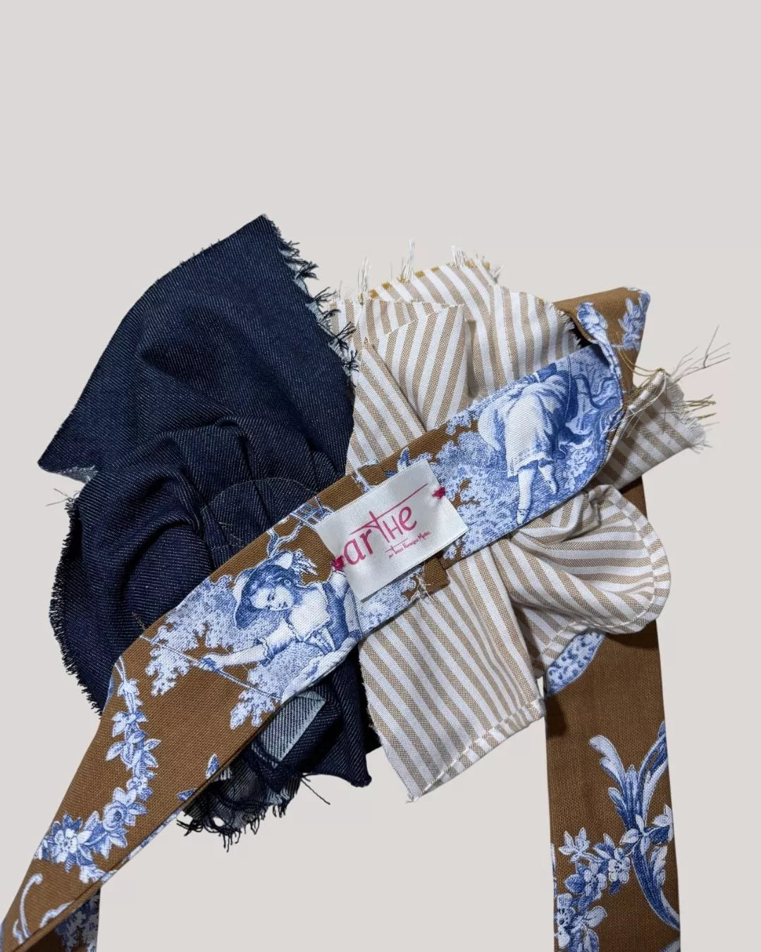 FAJÍN FLOR DENIM "JULIANA"