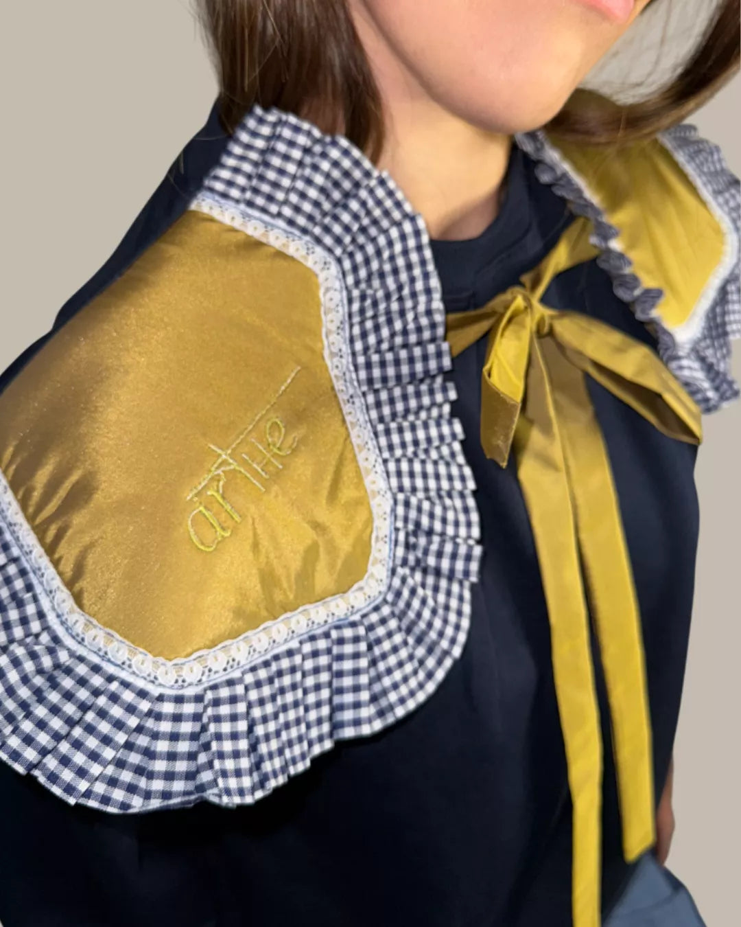 SUDADERA MARINO CON CUELLO "TARANTA"