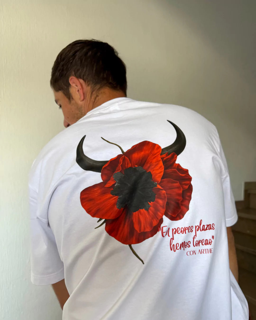 CAMISETA "REMEDIOS" BLANCA OVERSIZE UNISEX