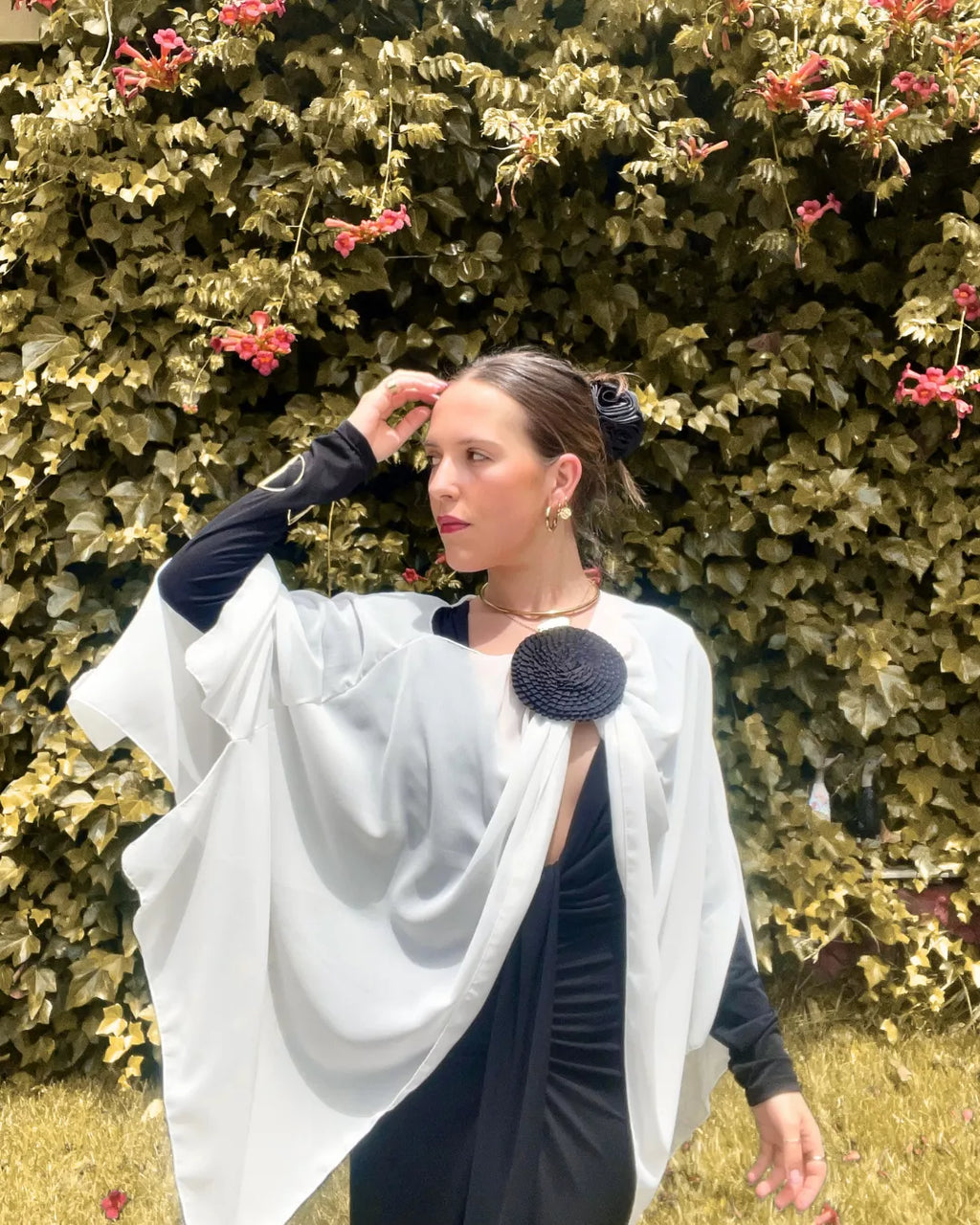 CAPA FLOR CENTRAL “ANA” BLANCA