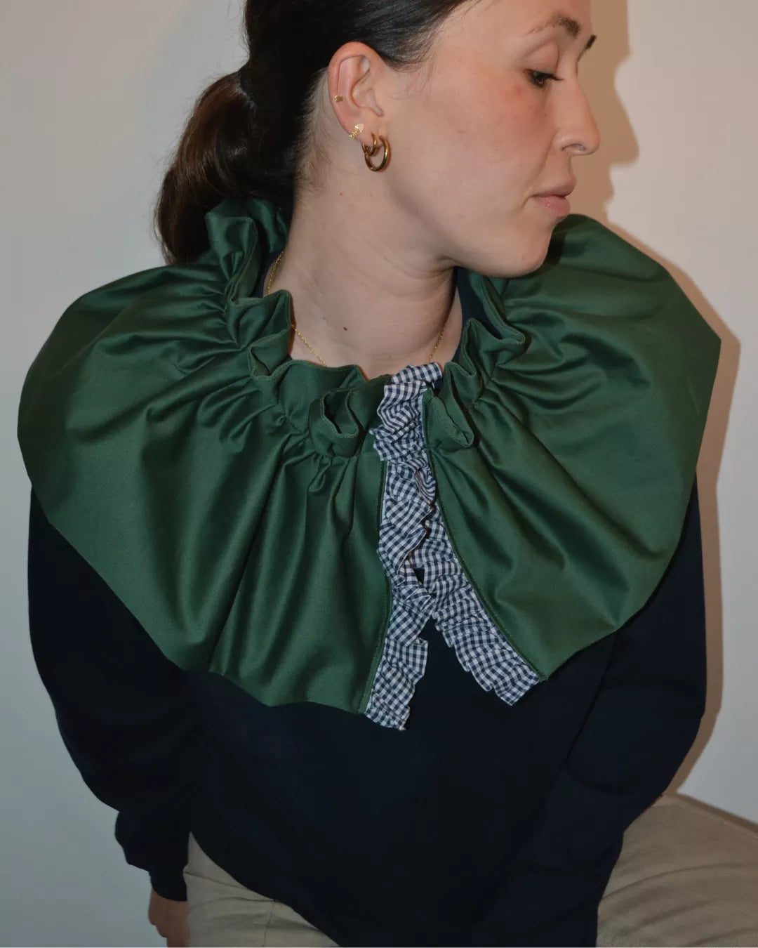 SUDADERA CUELLO FRUNCIDO "ROCÍO"