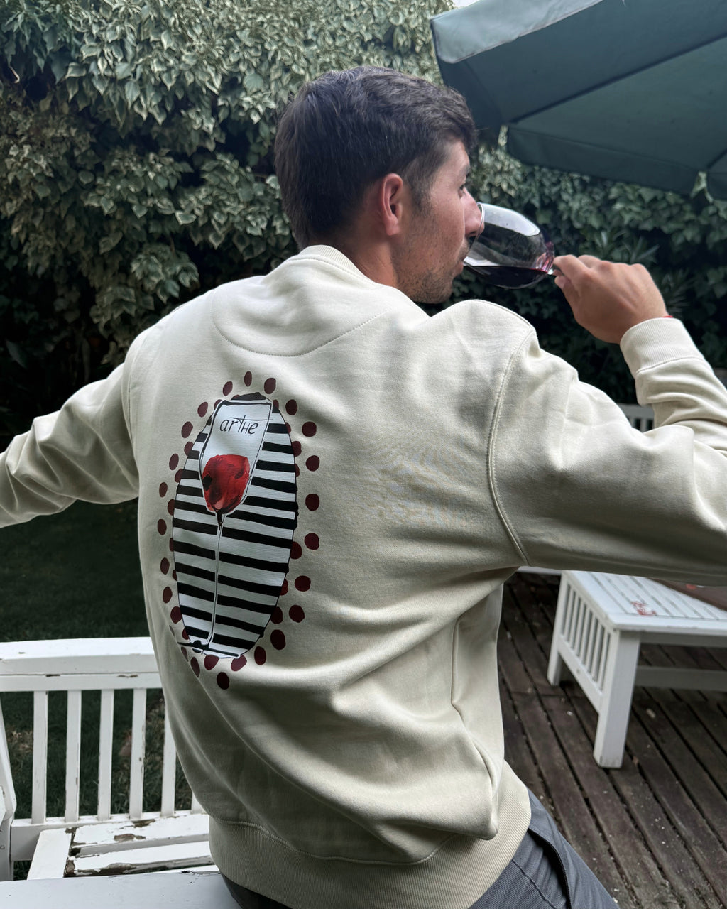 SUDADERA "EMILIO" UNISEX BEIGE