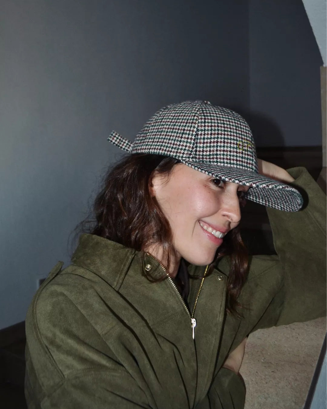 GORRA "ANTICUARIO" CUADROS