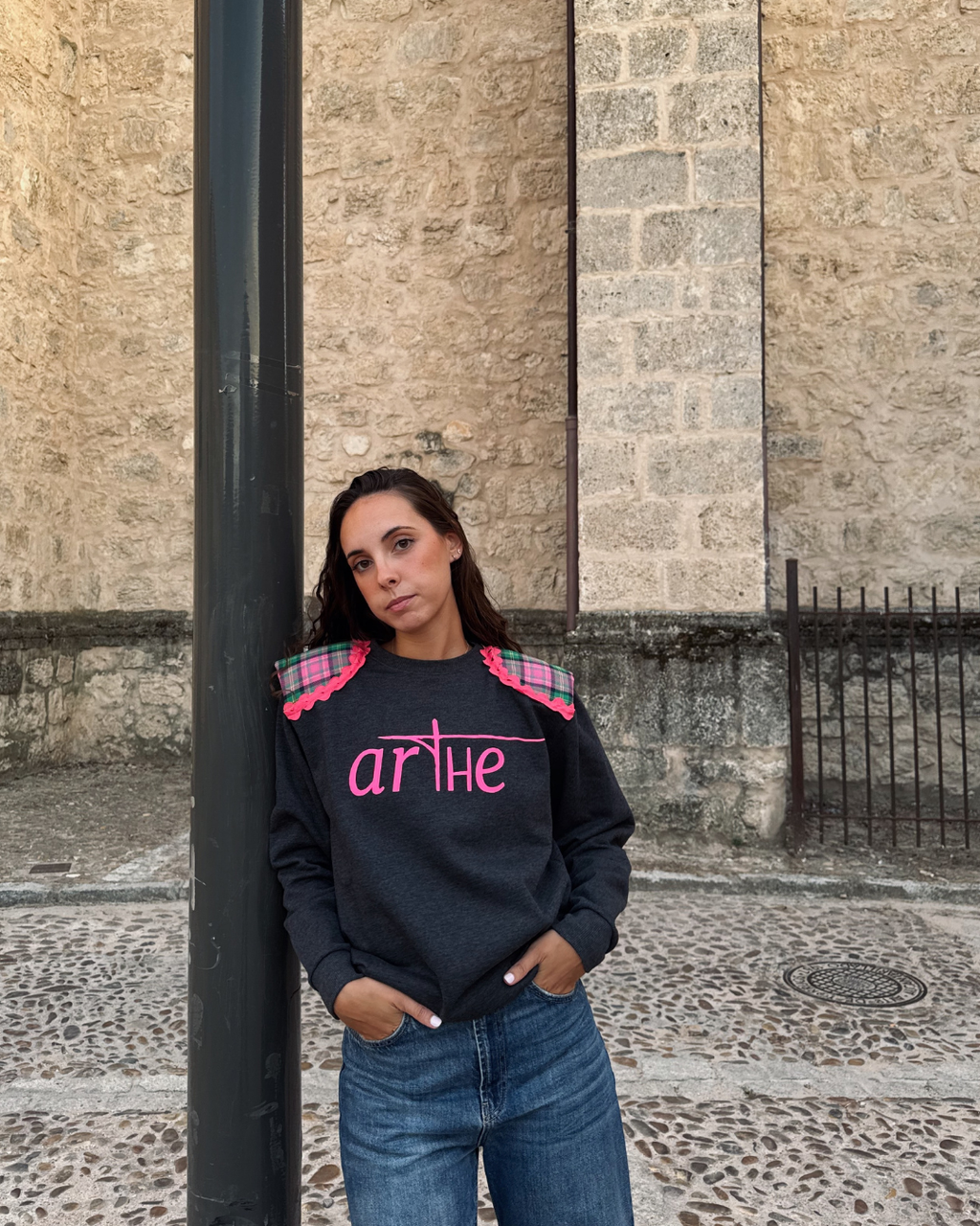 SUDADERA "SOLERA" GRIS