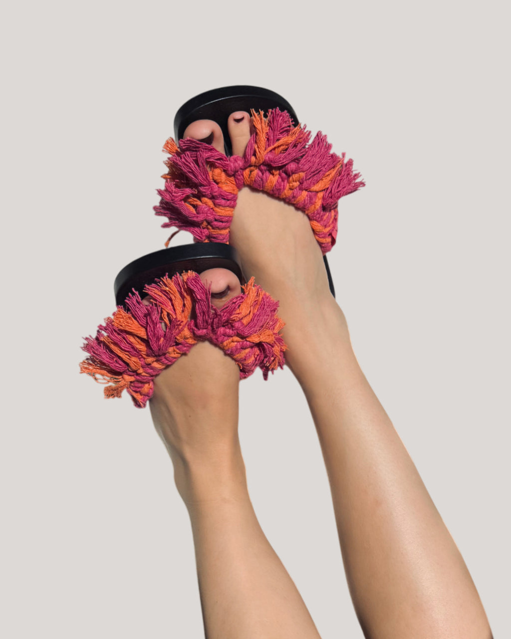 CHANCLAS MACRAMÉ "REVOLERA"