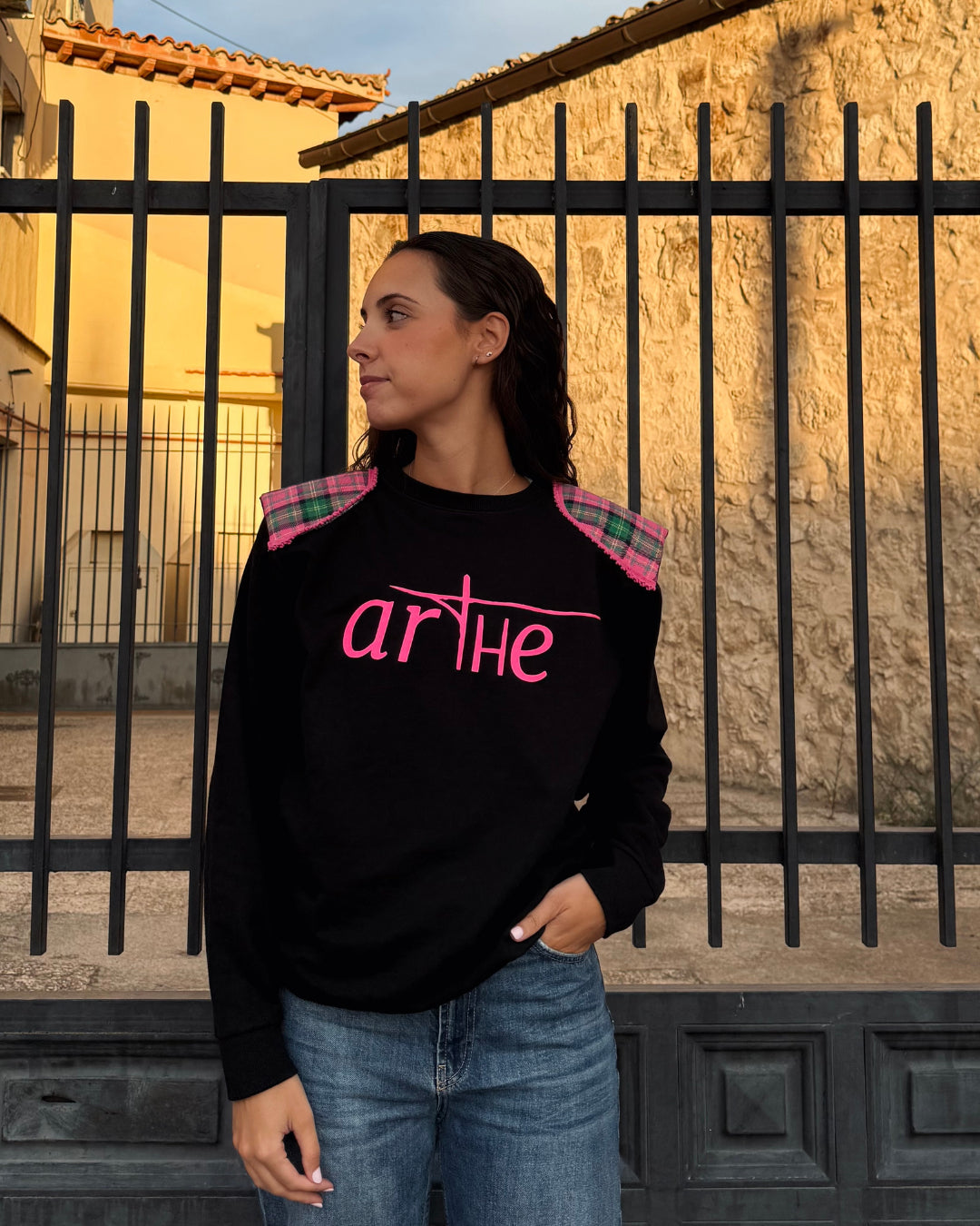 SUDADERA "SOLERA" NEGRA