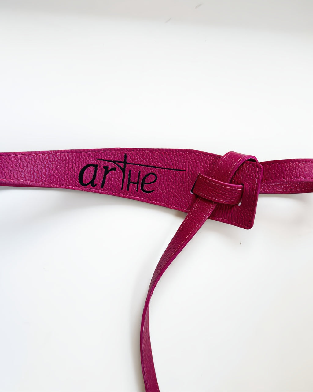 CINTURÓN/ FAJÍN ICON PIEL FUCSIA
