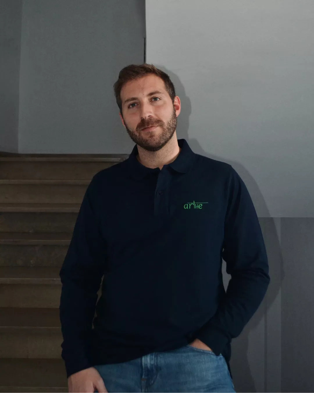 POLO "ICON" UNISEX MARINO