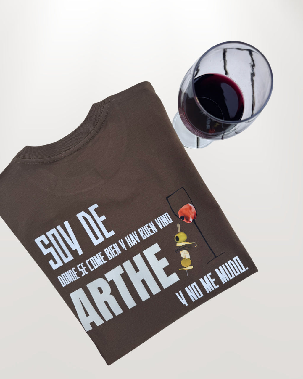 CAMISETA "TINTO" TIERRA OVERSIZE UNISEX