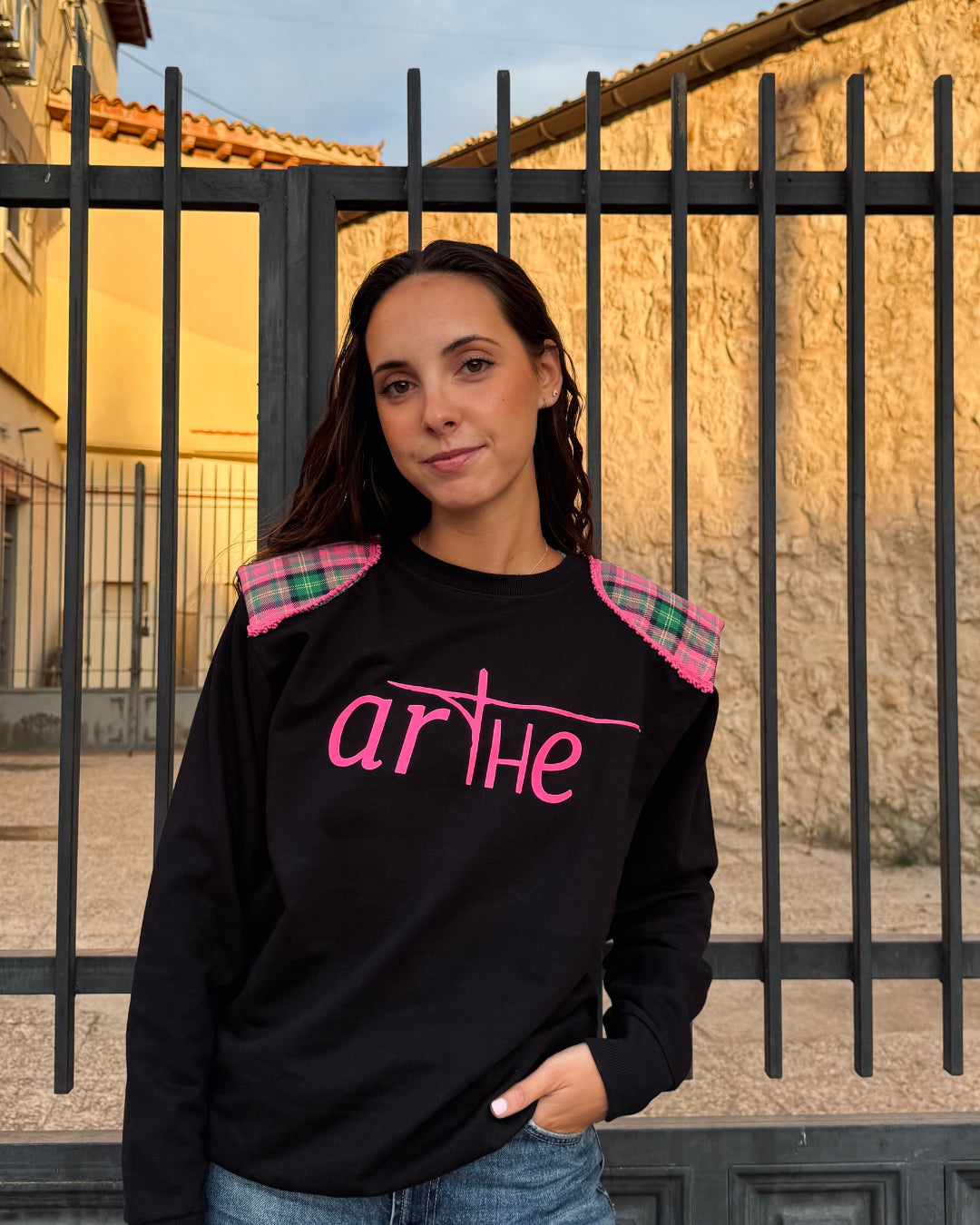 SUDADERA "SOLERA" NEGRA