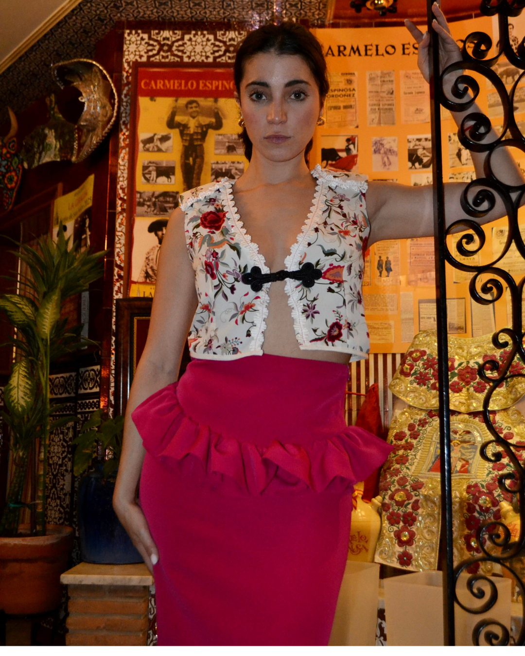 FALDA VOLANTE CADERA  "PÁ LA FERIA"