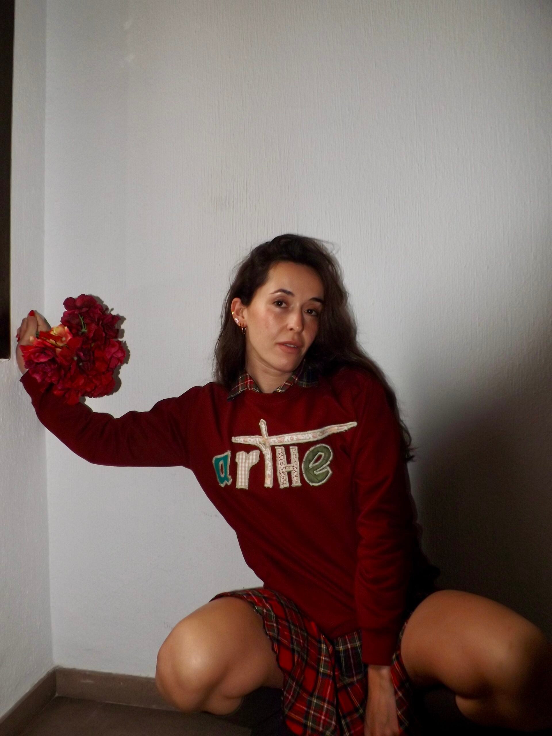 SUDADERA ICON GRANATE