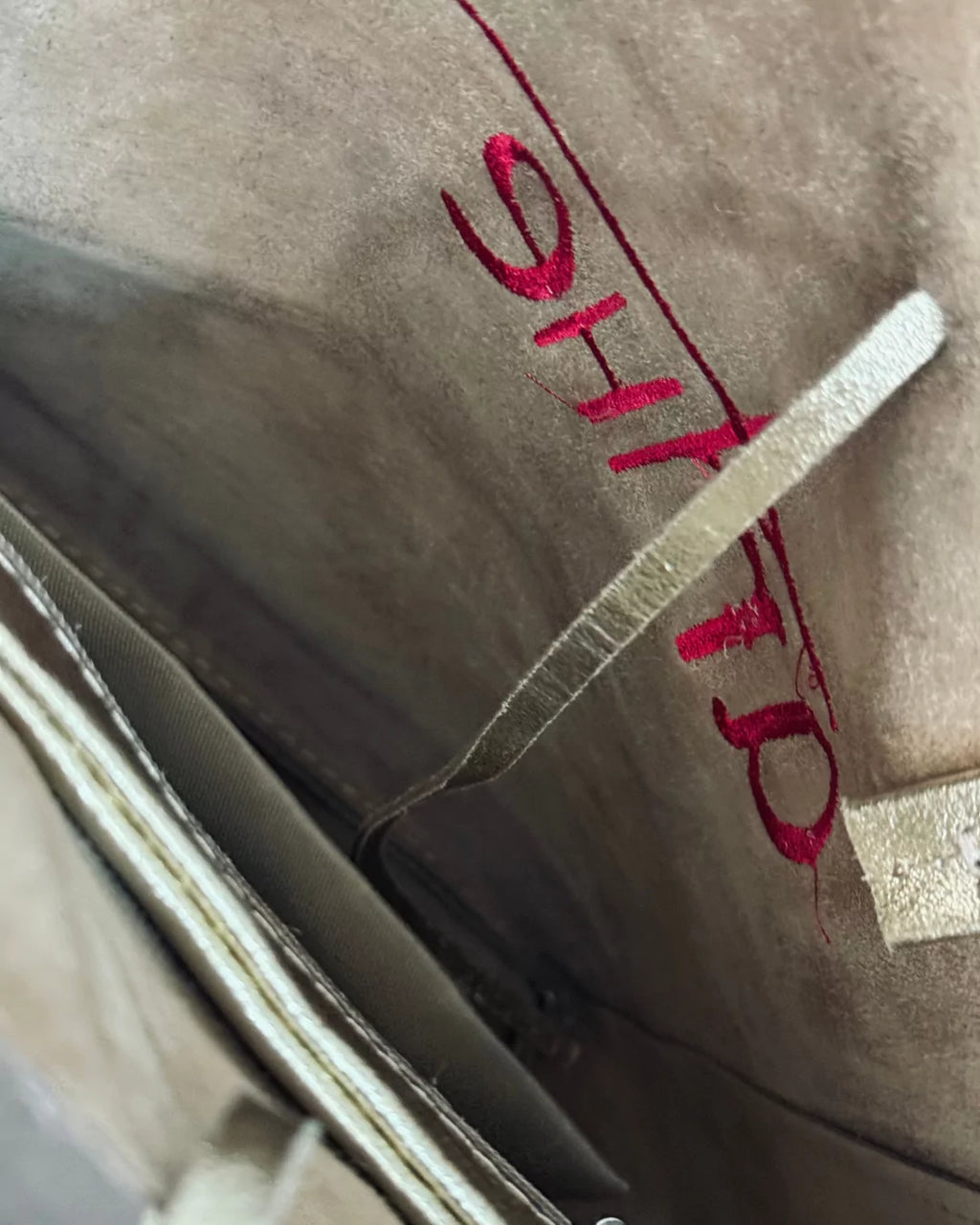 BOLSO "ICON" PIEL ORO