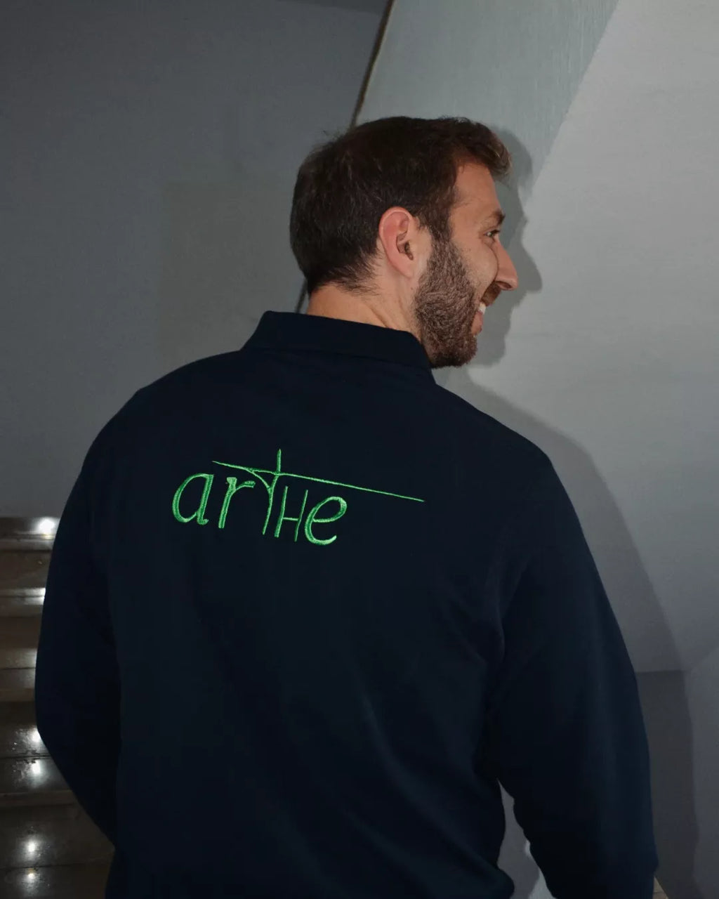 POLO BORDADO UNISEX MARINO "ICON"