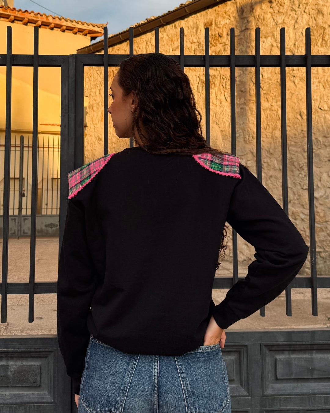 SUDADERA "SOLERA" NEGRA