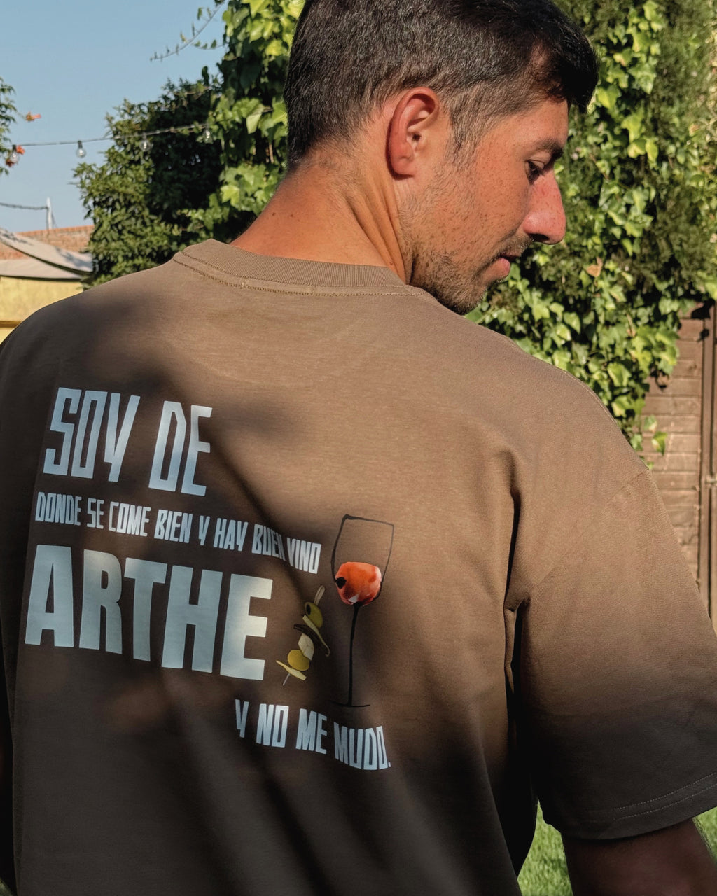 CAMISETA "TINTO" TIERRA OVERSIZE UNISEX