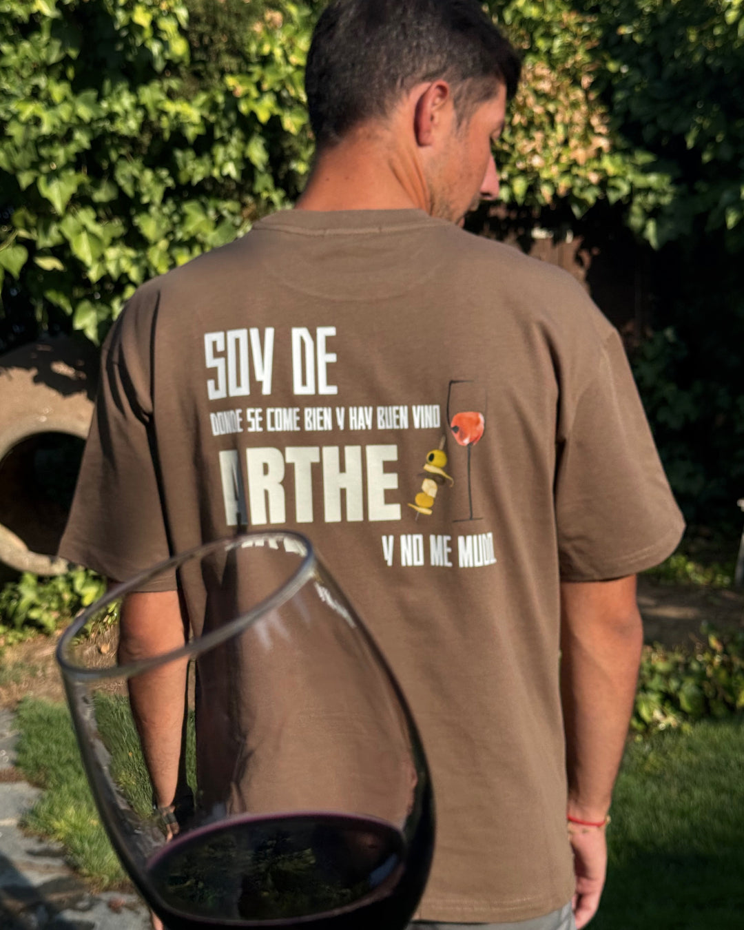 CAMISETA "TINTO" TIERRA OVERSIZE UNISEX