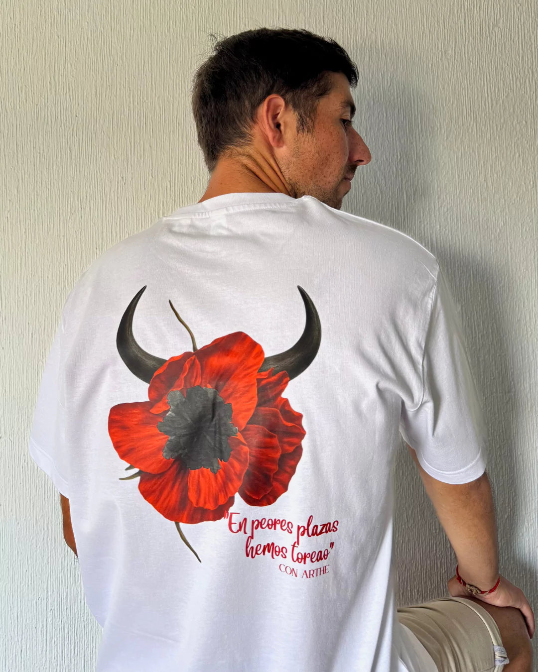 CAMISETA "REMEDIOS" BLANCA OVERSIZE UNISEX