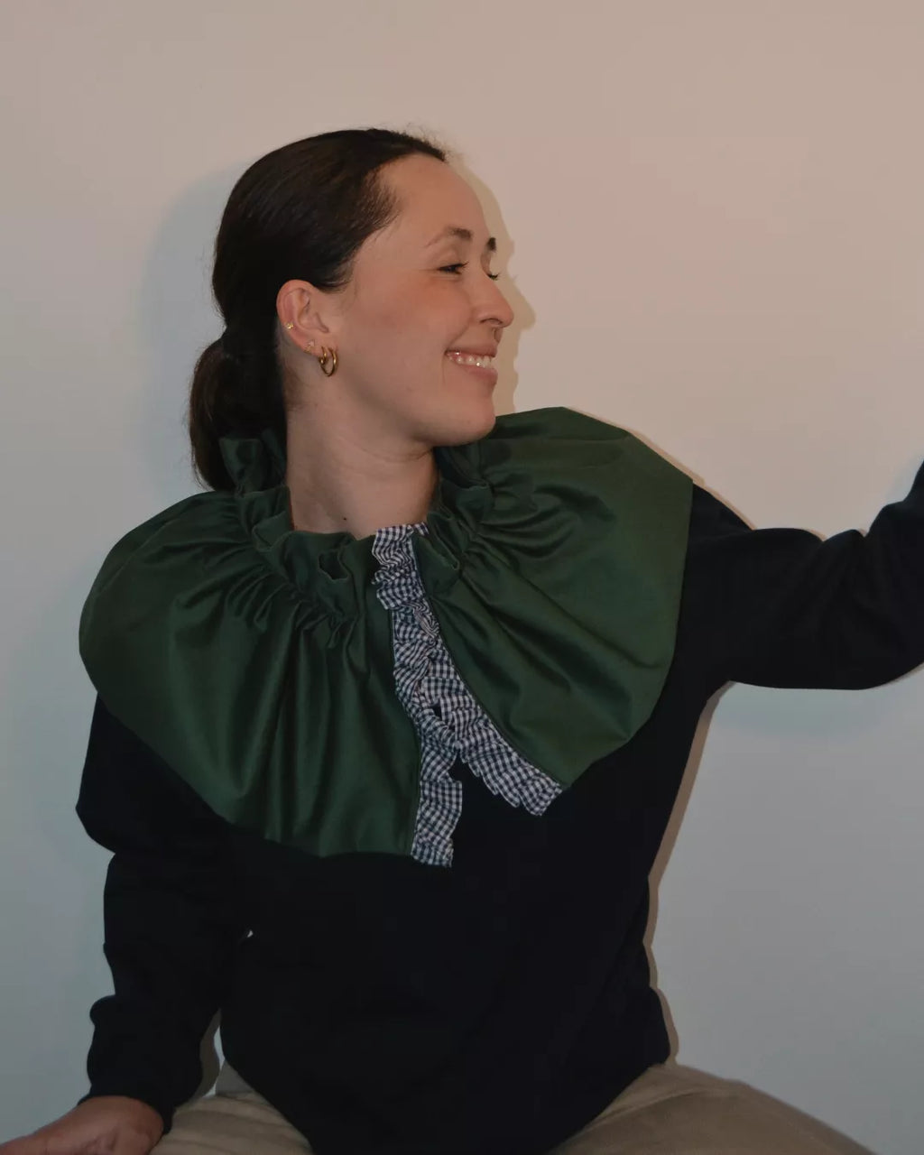 SUDADERA CUELLO FRUNCIDO "ROCÍO"