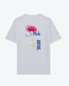 CAMISETA "VIBRA" GRIS UNISEX OVERSIZE