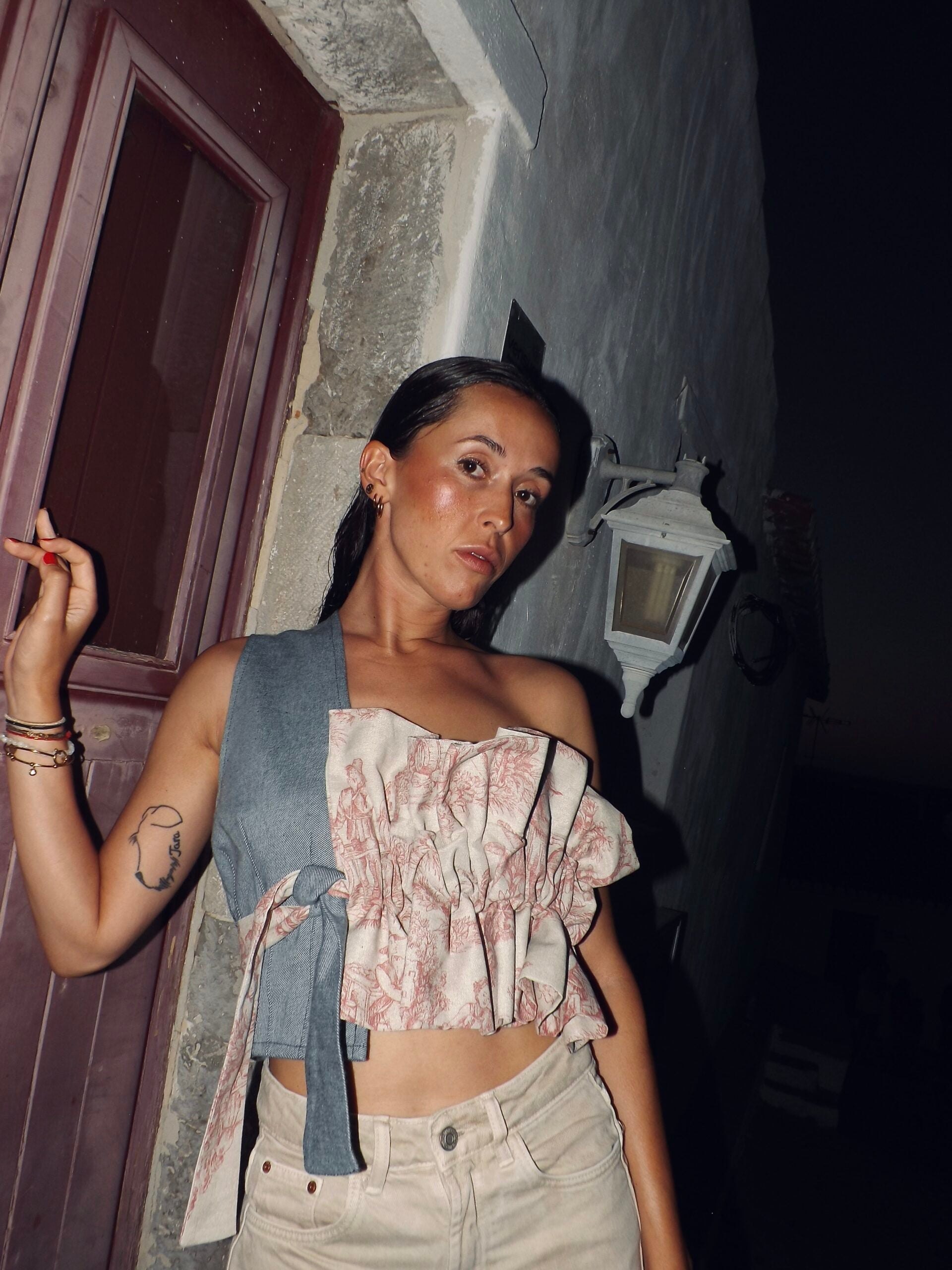 CUERPO VAQUERO/ TOILE DE JOUY "ELISABETTE"