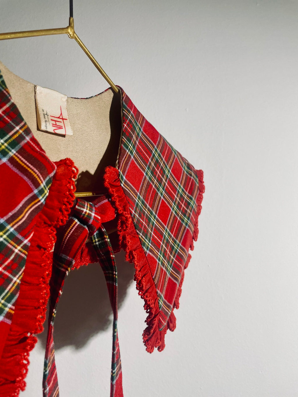 FALSO CUELLO CUADRO ESCOCÉS