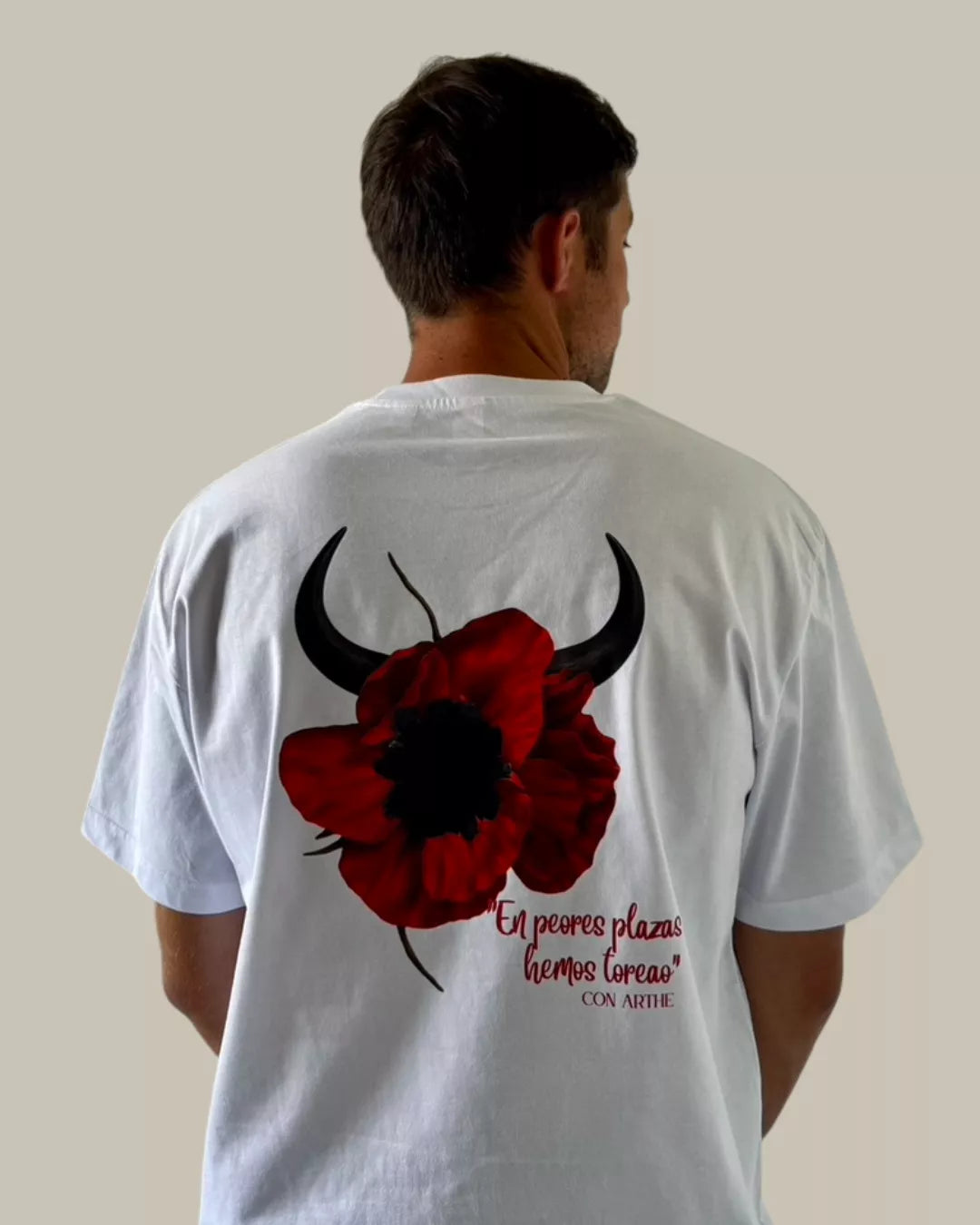 CAMISETA "REMEDIOS" BLANCA OVERSIZE UNISEX