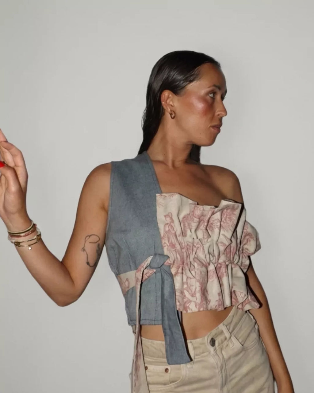 CUERPO VAQUERO/ TOILE DE JOUY "ELISABETTE"