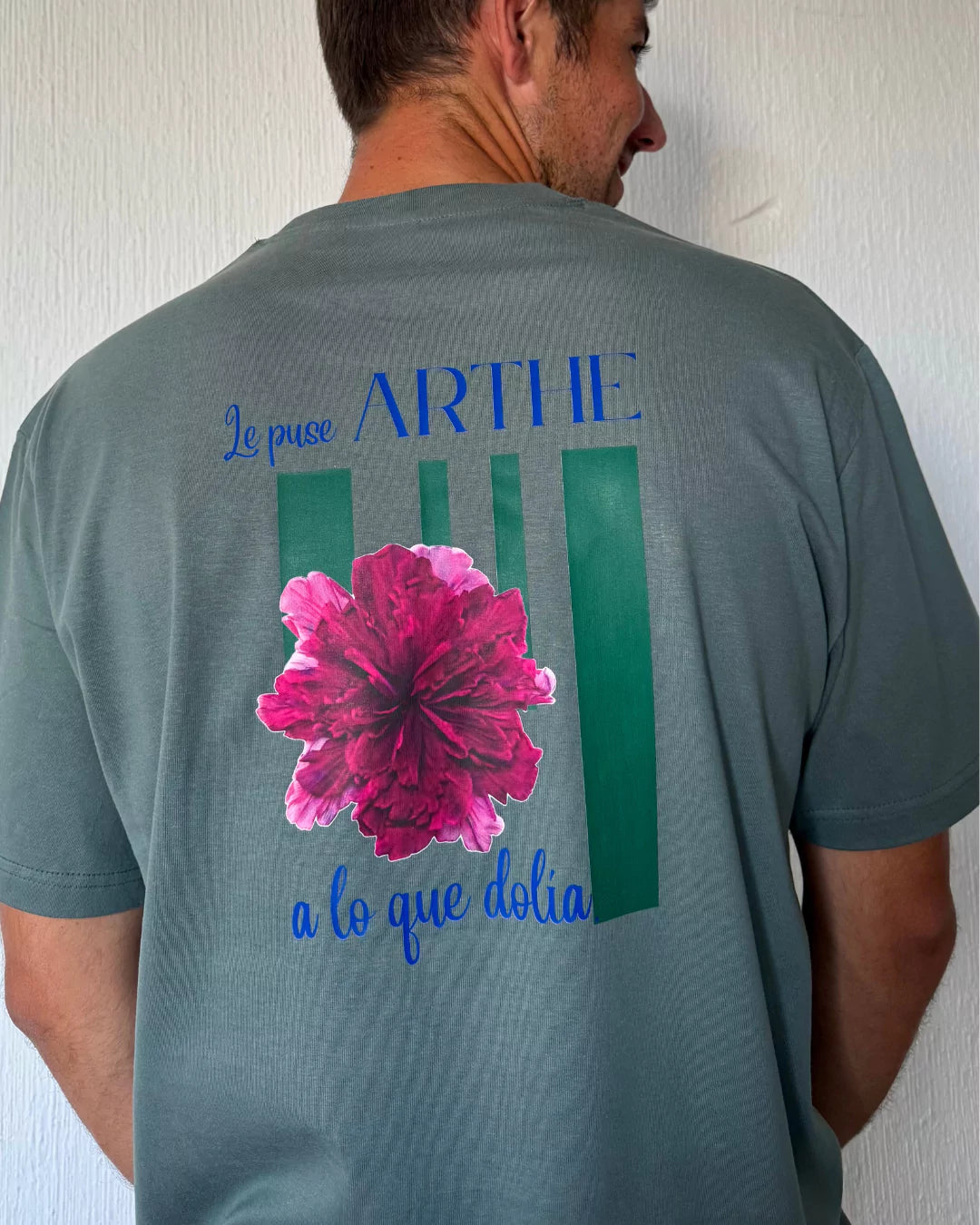 CAMISETA "DOLORES" VERDE UNISEX
