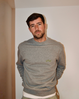 SUDADERA " ICON" GRIS UNISEX - Imagen 3