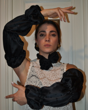 MANGAS "BULERÍAS" NEGRO